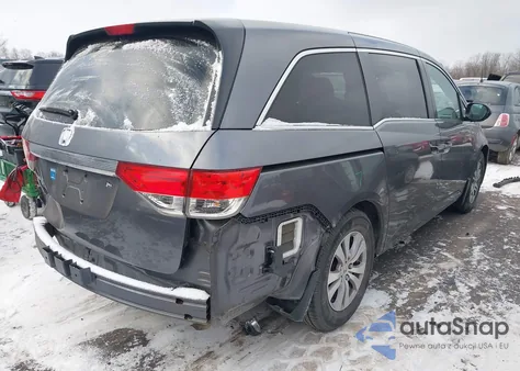 2015 Honda Odyssey Ex-L из США, поврежденный, VIN 5FNRL5H65FB130550